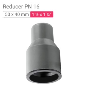 Star PVC Reducer PN 16 50x40mm 1.50x1.25inch
