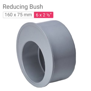 Star PVC Reducing Bush 160x75mm 6x2.50inch