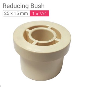 Star UPVC Reducing Bush 25x15mm 1x.50inch