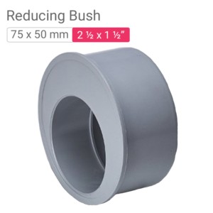 Star PVC Reducing Bush 75x50mm 2.50x1.50inch
