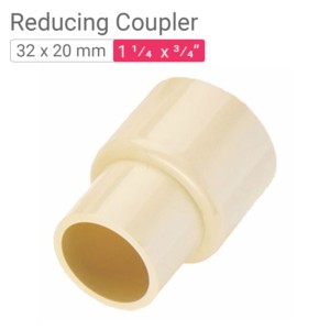 Star CPVC Reducing Coupler 32x20mm 1.25x.75inch