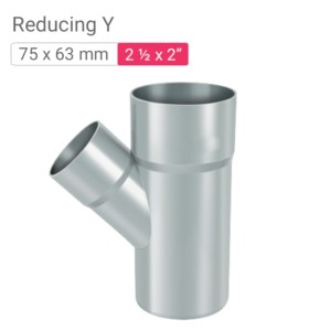 Star SWR Drainage Reducing Y 75x 63mm 2.50x2inch