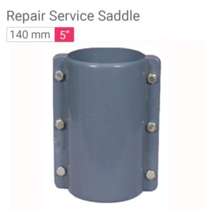 Star PVC Repair Service Saddle 140mm 5inch