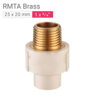 Star CPVC RMTA Brass 25x20mm 1x.75inch