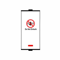 Rolta Do Not Disturb Switch with Indicator Glossy White