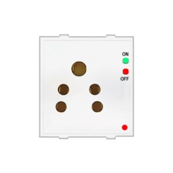 Rolta 6A S & S Comb with Indicator 4in1 Glossy White