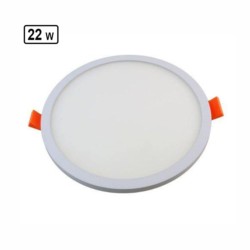 Rolta Jupiter 22W 2200Lm 6x6inch Round Rimless LED Panel Light