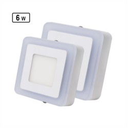 Rolta Venus 6W+3W 810Lm 4x4inch Square Double Color LED Surface Light