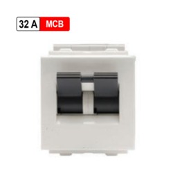 Rolta 32A Double Pole Modular MCB Space Grey