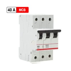 Rolta 40A C Series Triple Pole MCB