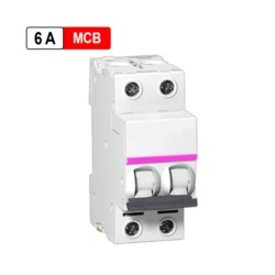 Rolta 6A C Series Double Pole MCB C-9911