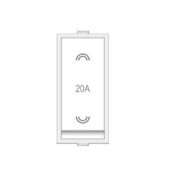 Rolta Wow 20A 2way 1M Glossy White Switch