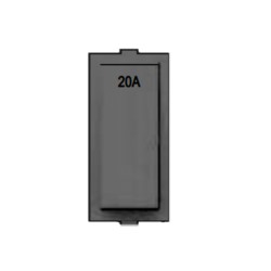Rolta Euro 20A 1way 1M Space Grey Switch