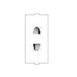 Rolta 6A 2 Pin Universal Socket Glossy White