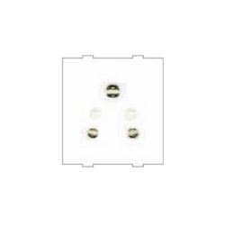 Rolta 6A 2 in 1 Socket With Safety Shutter Glossy White