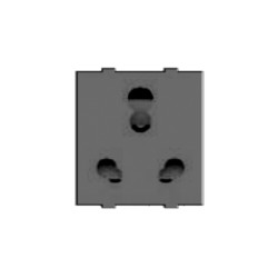 Rolta 16A & 6A Universal Socket With Safety Shutter Space Grey