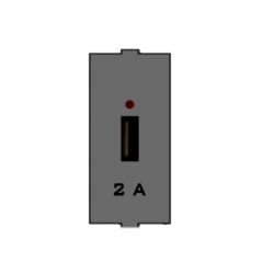 Rolta 2A USB Charger Socket Space Grey