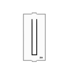Rolta Tiktok 20A 1way 1M Glossy White Switch