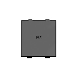 Rolta Flatron 20A 1way 2M Space Grey Dura Switch