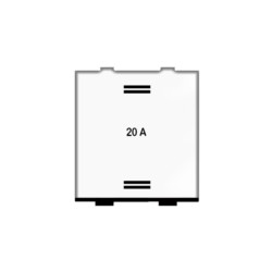 Rolta Flatron 20A 2way 2M Glossy White Dura Switch