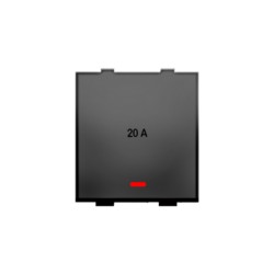 Rolta Matrix 20A 1way 2M Space Grey Dura Switch with Indicator