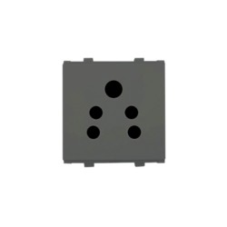 Rolta 6A 2 in 1 Socket with Shutter Space Grey