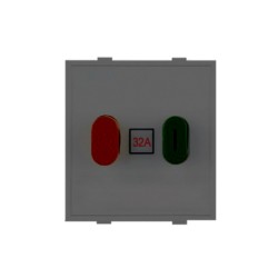 Rolta 32A Motor Starter 2M Switch with Single Phase Space Grey