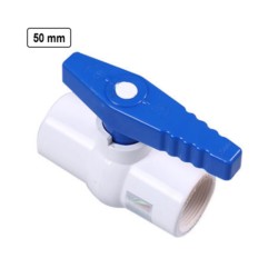 Watertec RPVC Ball Valve 50mm Threaded Long Handle