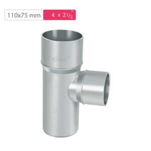 Finolex SWR Selfit Reducing Tee Plain 110x75mm 4x2.5inch