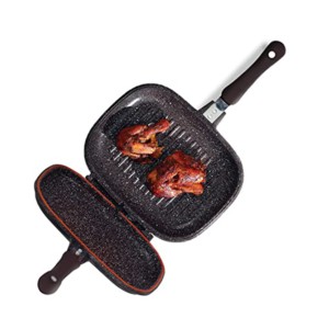 Impex Ruby 28cm Die Cast Nonstick Double Grill Pan