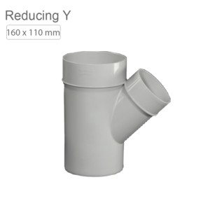 Supreme SWR Fitting Reducing Y 160x110mm SxSxSpg