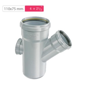 Finolex SWR Ring Reducing Y Door 110x75mm 4x2.5inch