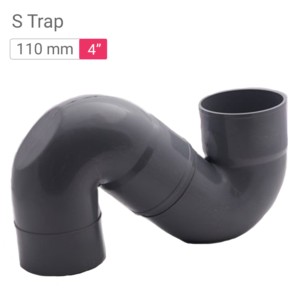Star SWR Drainage S Trap 110mm 4inch