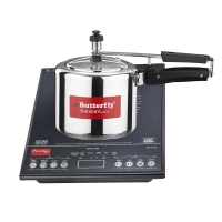 Prestige PIC 3.1 V3 2000W Induction Cooktop and Butterfly Durabase ILC 1.5L Aluminium Pressure Cooker