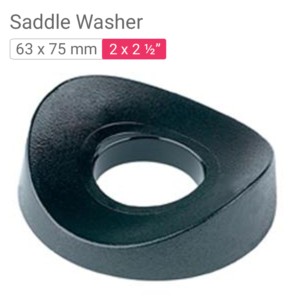 Star PVC Saddle Washer 63x75mm 2x2.50inch