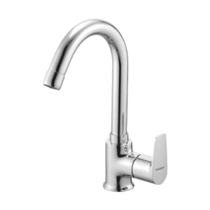 Eauset Otra Sink Cock with swinging spout table mounted with flange