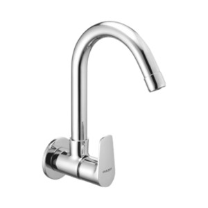 Eauset Otra Sink Cock with swinging spout wall mounted with wall flange
