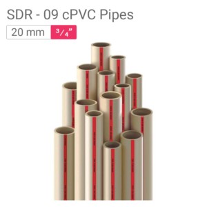 Star CPVC SDR 09 CPVC Pipes 20 mm .75inch