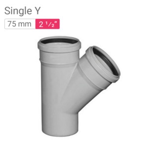 Star SWR Drainage Single Y 75mm 2.50inch Heavy R