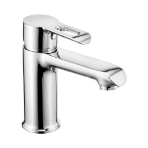 Eauset Ashley Single Lever Basin Mixer Without Pop Up Waste System With 450mm Braided Hose