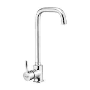 Eauset Orne Single lever sink mixer with swinging spout tall table mounted with 450mm braided hose