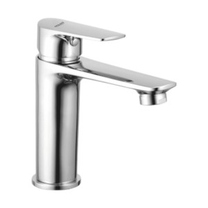 Eauset Otra Single Lever Basin Mixer without pop up waste system with 450mm braided hose