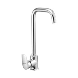 Eauset Otra Single lever Sink Mixer with swinging spout tall table mounted with 450mm braided hose