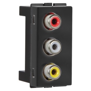 Havells Fabio Carbon RCA Socket