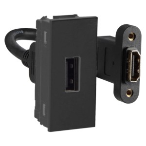 Havells Fabio Carbon HDMI Socket