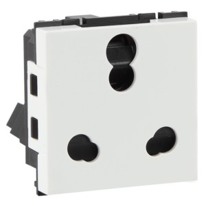 Havells Fabio 6/16 A shuttered socket with ISI marking