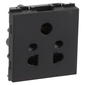Havells Fabio Carbon 6 A 5 Pin socket