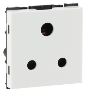 Havells Fabio 6 A 3 pin shuttered socket with ISI marking