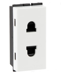 Havells Fabio 6 A 2 pin shuttered socket