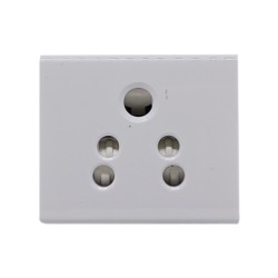 Larsen & Toubro Oris 2 Pin / 3 Pin socket, shuttered
